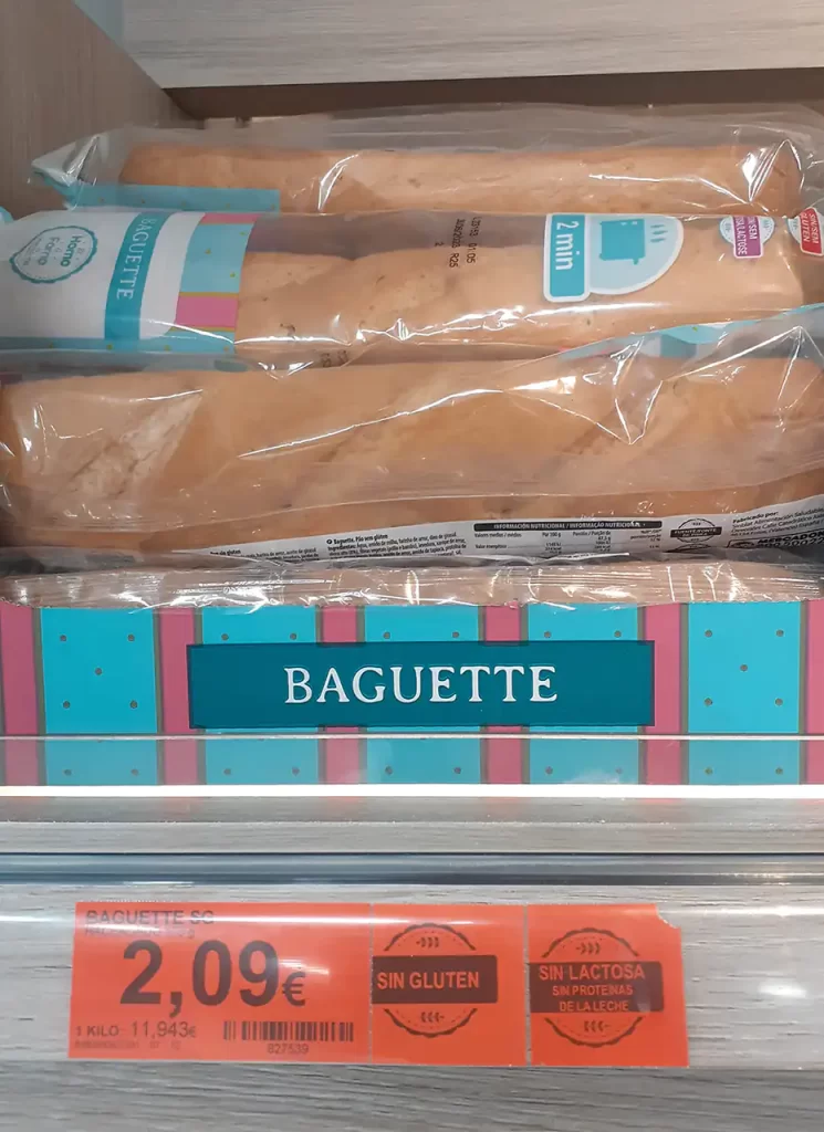 Baguette Sin Gluten Mercadona