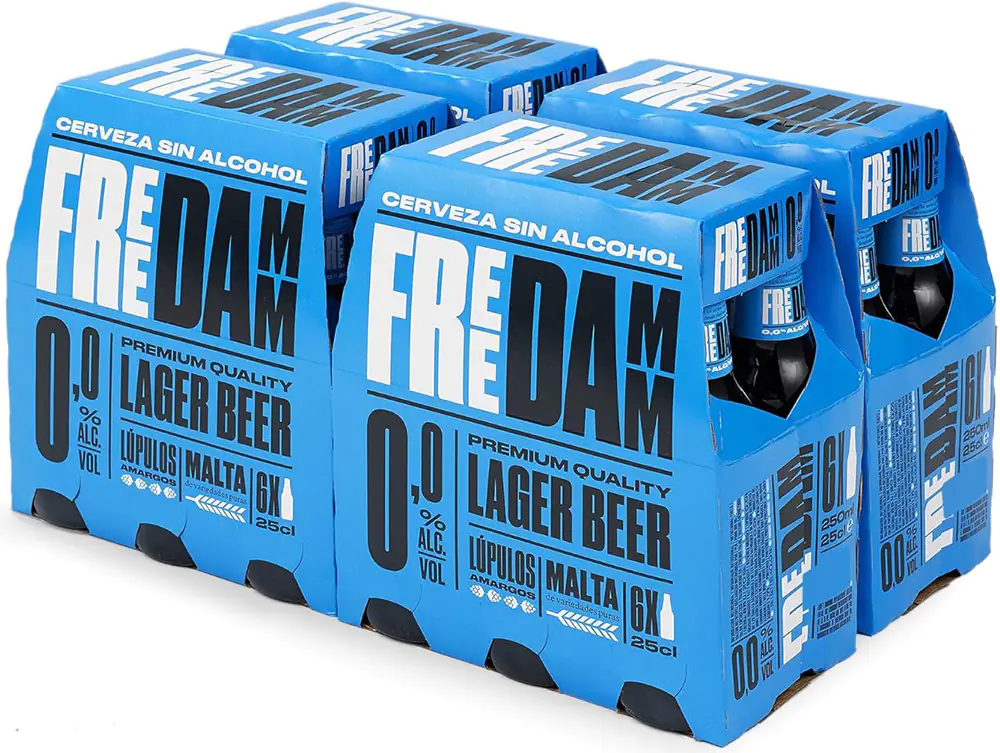 Cerveza Sin Alcohol 0,0% Free Damm