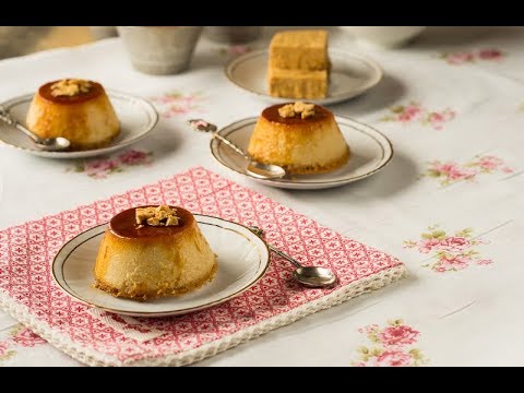 Flan de Turrón Sin Gluten
