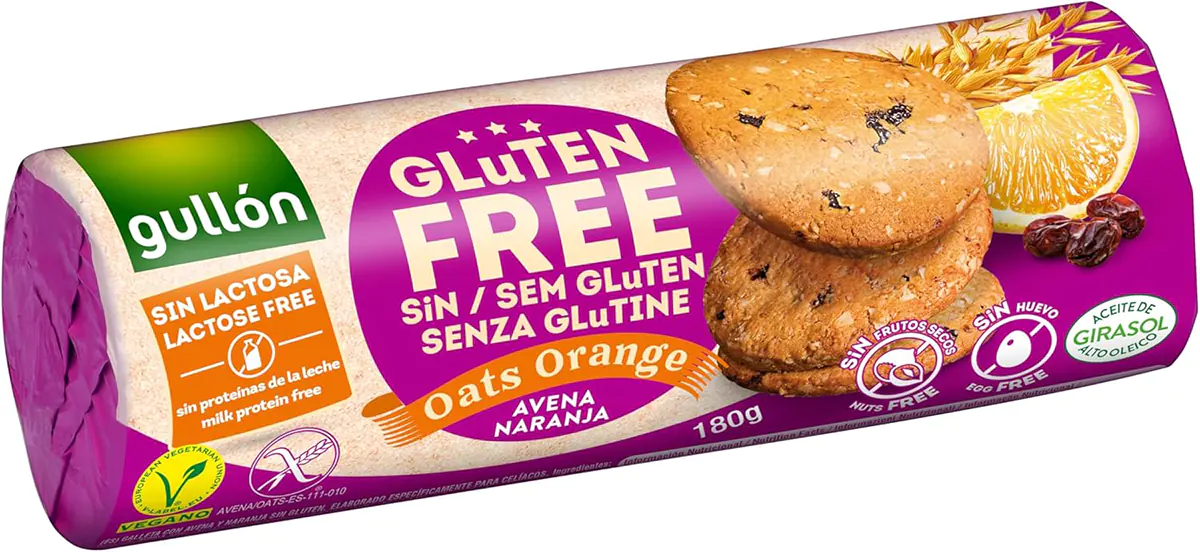 Galletas avena naranja de Gullón
