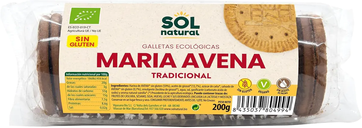 Galletas María Sol Natural