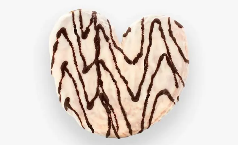 Palmera de chocolate blanco